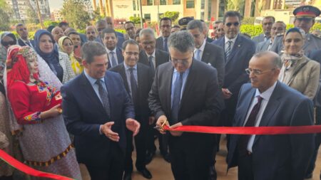 أكادير : وزير العدل يشرف على تدشين عدد من المحاكم. أكادير : وزير العدل يشرف على تدشين عدد من المحاكم.