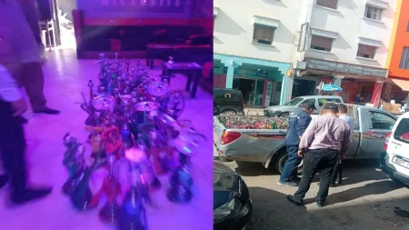أكادير : السلطات تواصل مداهمة مقاهي الشيشا، و تحجز عددا من المحجوزات خلال عملية نوعية.