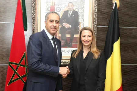 المديرة العامة لأمن الدولة ببلجيكا في ضيافة حموشي. المديرة العامة لأمن الدولة ببلجيكا في ضيافة حموشي.