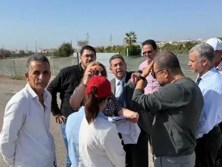 أكادير : والي جهة سوس ماسة يتفقد مشاريع تهيئة محيط الملعب الكبير لأكادير.