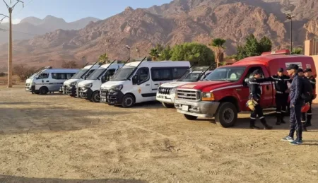تيزنيت : تنظيم أمني محكم لمباراة أمل تيزنيت ضد الفتح الرياضي الناظوري