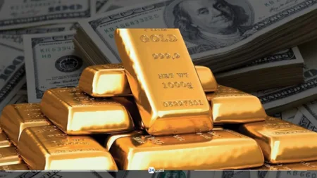 ارتفاع أسعار الذهب مع تراجع الدولار. ارتفاع أسعار الذهب مع تراجع الدولار.
