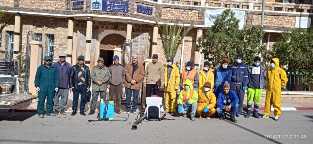 تارودانت: حملة واسعة لمحاربة بؤر انتشار الحشرات نواقل الأمراض بإغرم