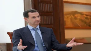 أول بيان لبشار الأسد حول ظروف تنحيه ومغادرته البلاد.