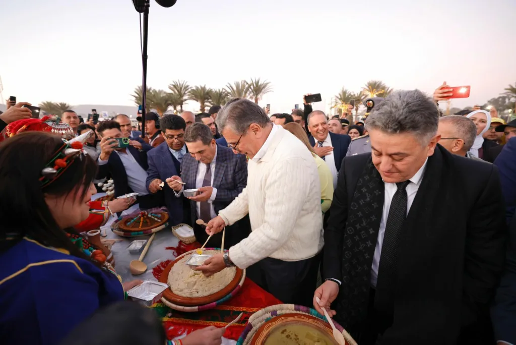 أكادير : أخنوش و السعدي في زيارة لمعرض الصناعة التقليدية احتفاءً بالسنة الأمازيغية الجديدة 