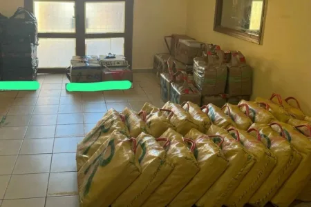 تفتيش سيارة مشبوهة يسفر عن ضبط طن من المخدرات