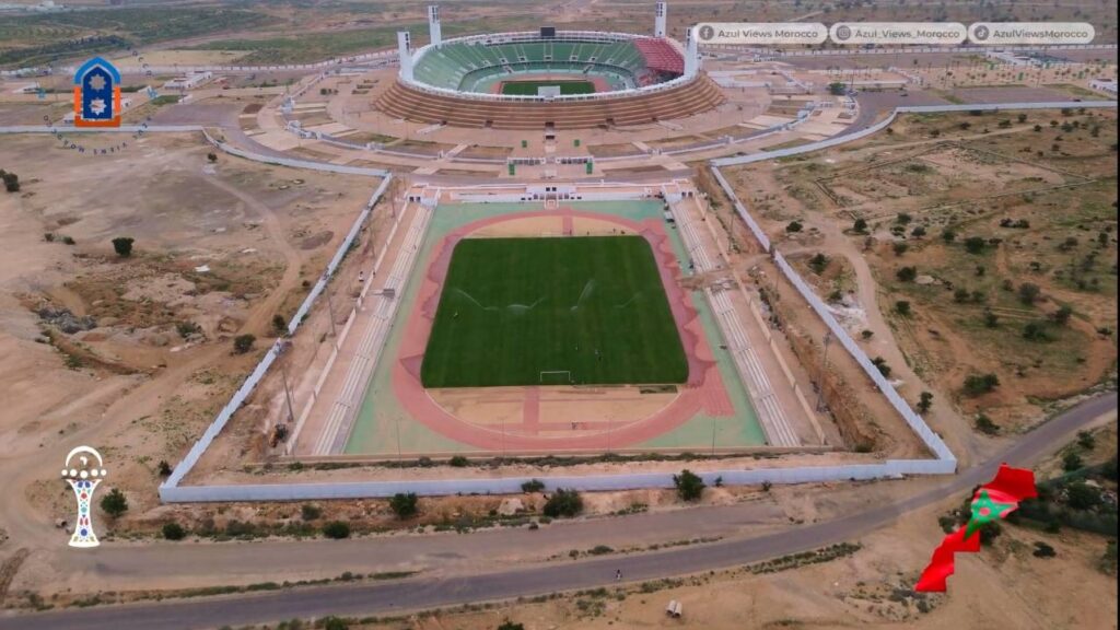 أشغال تهيئة ملعب أكادير الكبير تتواصل استعداداً لكأس إفريقيا 2025. (+صور) 2 490656465 122197900952153256 4069229781429430828 n 1024x576 1