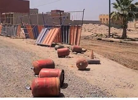 حادث خطير في مدارة بأولاد تايمة: تطاير قنينات الغاز من شاحنة وسط غياب إجراءات السلامة