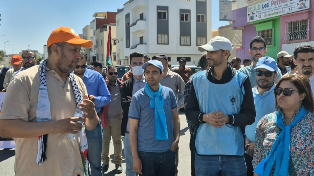 أكادير: وقفة احتجاجية أمام الأكاديمية الجهوية تنديدا بمقتل أستاذة أرفود (+صور و فيديو ) 9 WhatsApp Image 2025 04 16 at 17.56.29 4