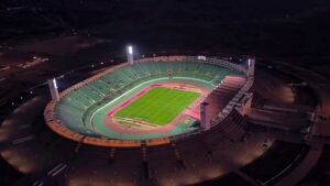 أكادير تستعد للكان 2025: اتفاقيات لتسليم ملاعب التداريب لجامعة الكرة 12 ملعب أدرار بمدينة أكادير، أحد الملاعب الرئيسية المستضيفة لكأس إفريقيا 2025