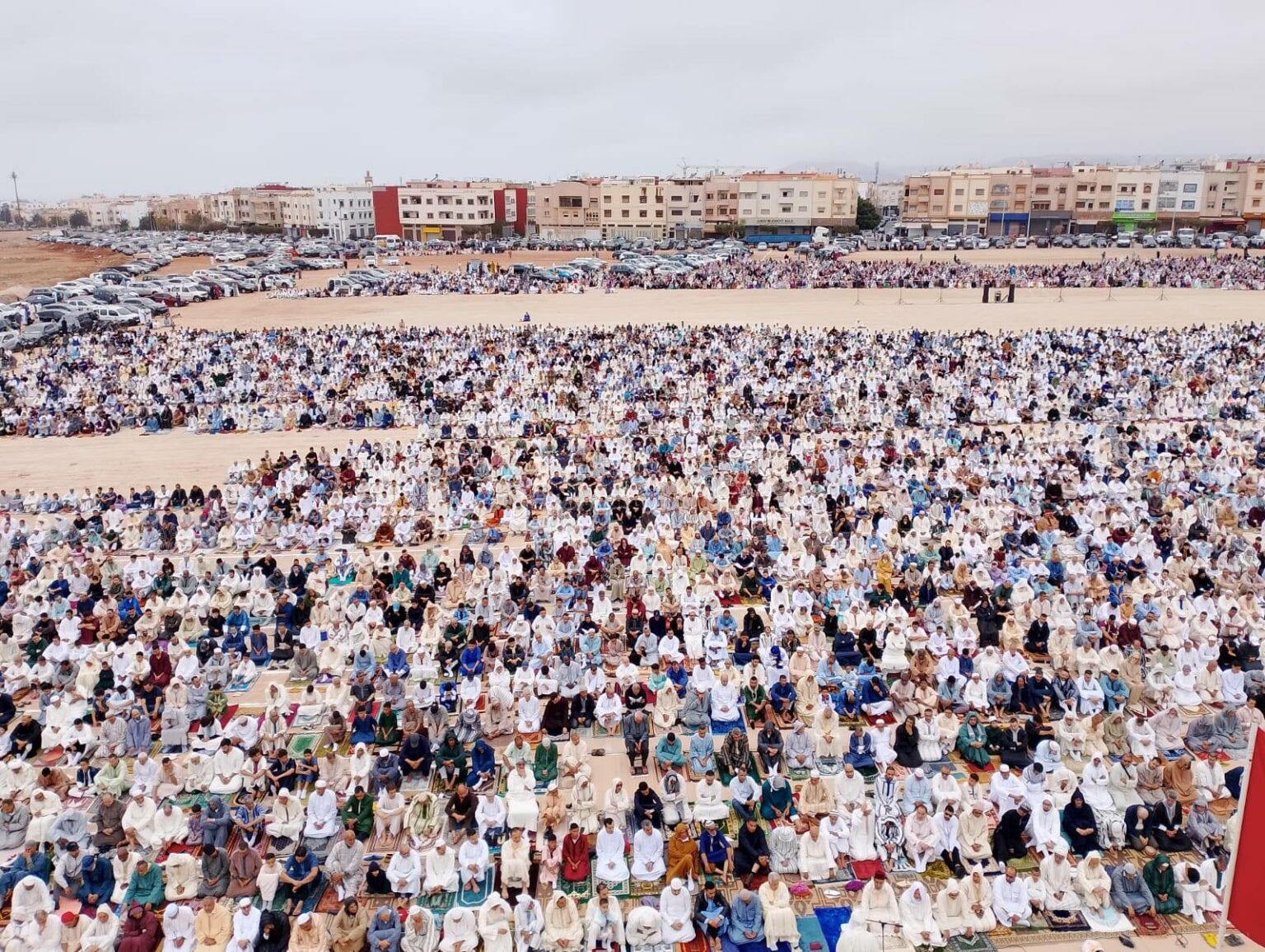 جمعية المستقبل – أكادير تنجح في تنظيم مصلى عيد الأضحى بحي المسيرة بمبادرة شبابية متميزة