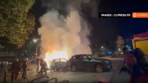 فوضى أمنية تهز باريس بعد تتويج باريس سان جيرمان بدوري الأبطال 7 paris