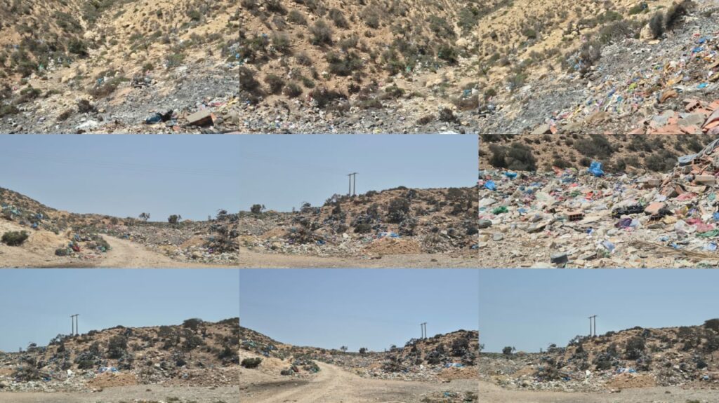 مطرح الأزبال بمدخل امسوان… وصمة عار تستفز كرامة الساكنة والزوار.
