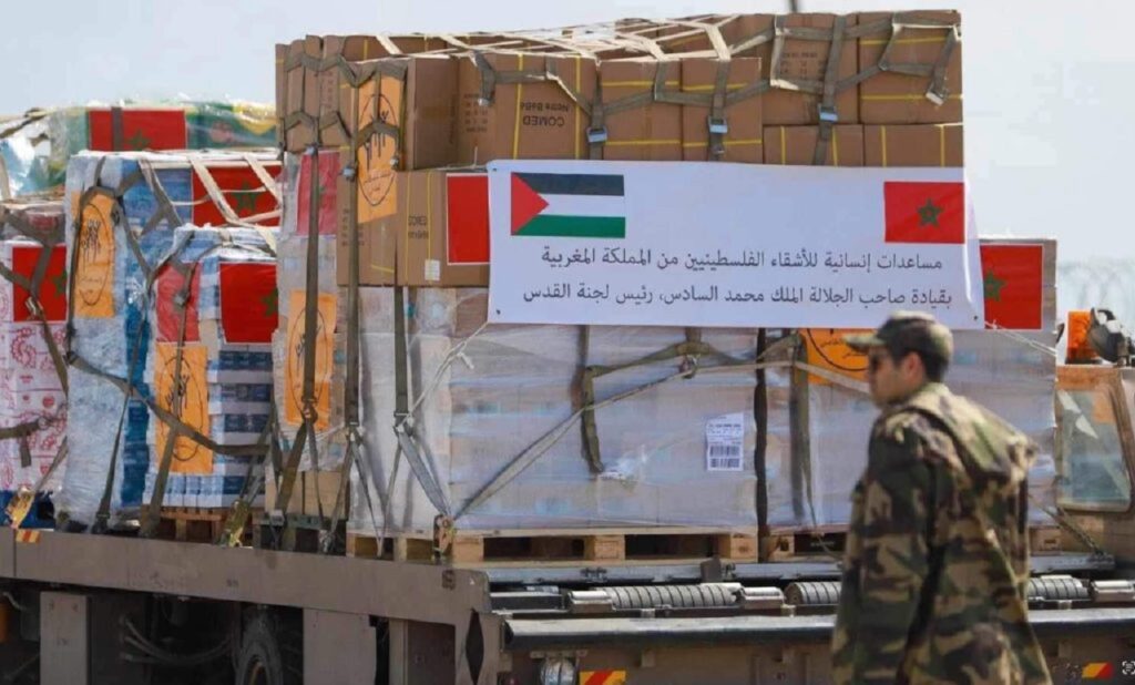 الملك محمد السادس يوجه مساعدات إنسانية عاجلة إلى غزة.. الهباش يشيد بالمبادرة ويصفها بالتزام تاريخي من المغرب تجاه القضية الفلسطينية.