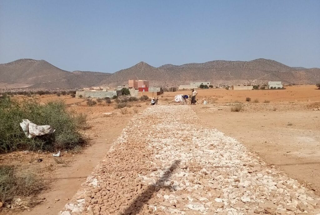 جمعية “توگاس” تطلق مشروع توسعة طريق لفك العزلة عن دوار “إدودير” بإقليم تيزنيت