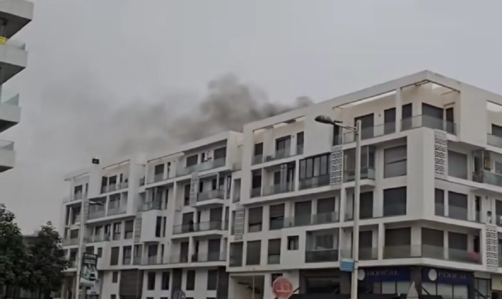 حريق داخل منزل بحي صونابا الراقي بأكادير