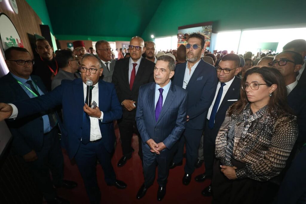 الوالي سعيد أمزازي يشرف على افتتاح المعرض الدولي للمنتوجات المحلية بأكادير 1 Salon international des produits du terroir dAgadir 1