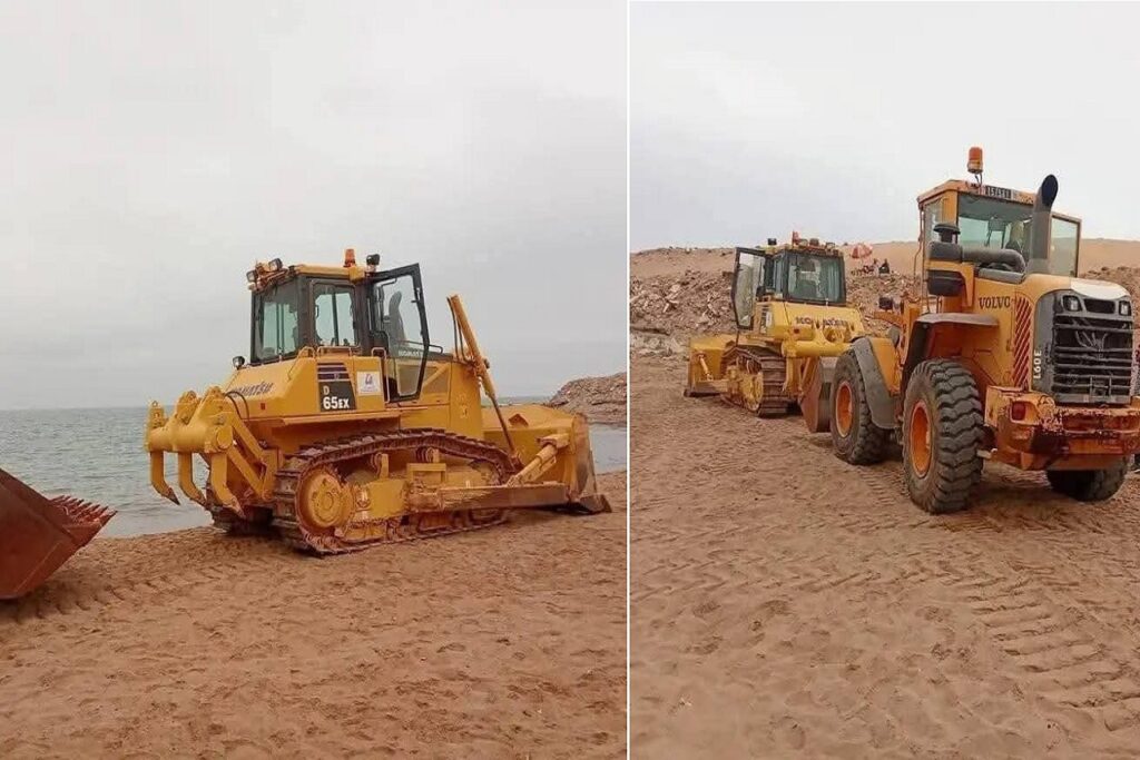 جرافات الهدم تعود إلى شواطئ جهة سوس ماسة