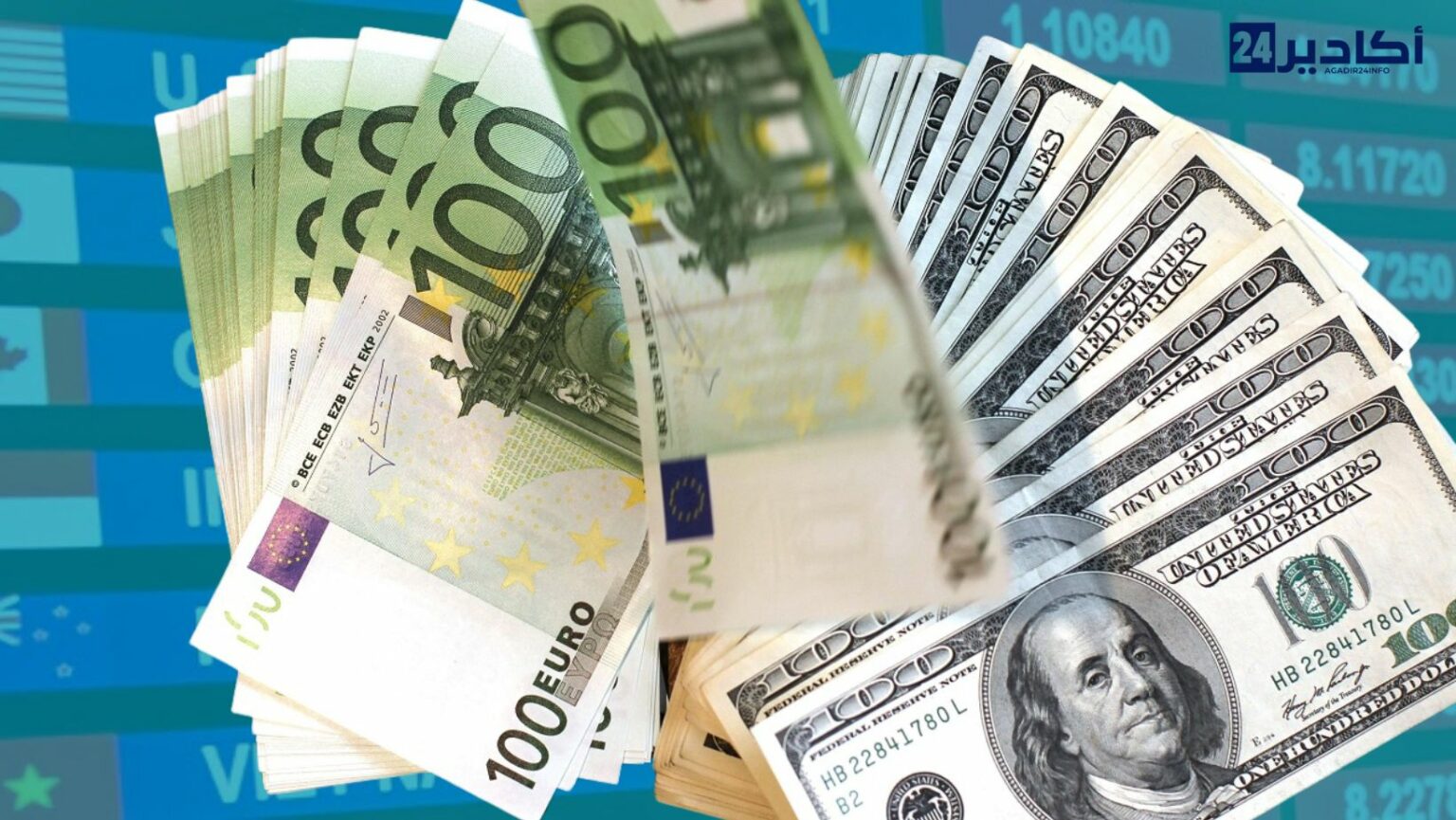 أسعار صرف أهم العملات الأجنبية مقابل الدرهم المغربي (24 مارس 2026)