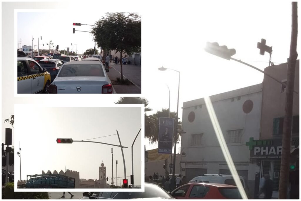 أكادير: إشارات ضوئية معطلة تربك السير وتفاقم الازدحام في تقاطع مروري حيوي