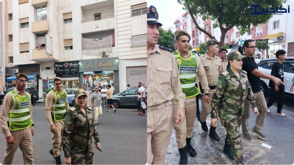 باشا حي الهدى تقود حملة لتحرير الملك العمومي بحي السلام بأكادير (+صور)
