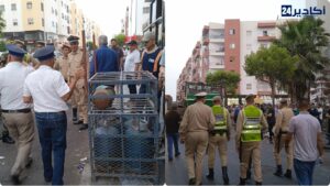 أكادير: حملة ليلية مفاجئة تزلزل حي السلام وتعيد الأرصفة للمواطنين