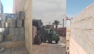 السلطة تتدخل لهدم بناية عشوائية وسط دوار إنشادن