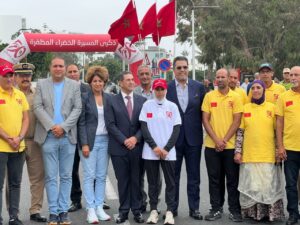 أكادير في قلب الوفاء: والي جهة سوس ماسة يستقبل العلم الوطني في سباق “المسيرة الخضراء الرمزي”