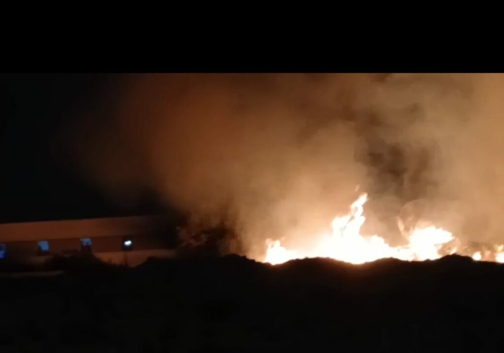 حريق مهول قرب “فيلات” أكادير الراقية يثير الذعر بالحي السويسري