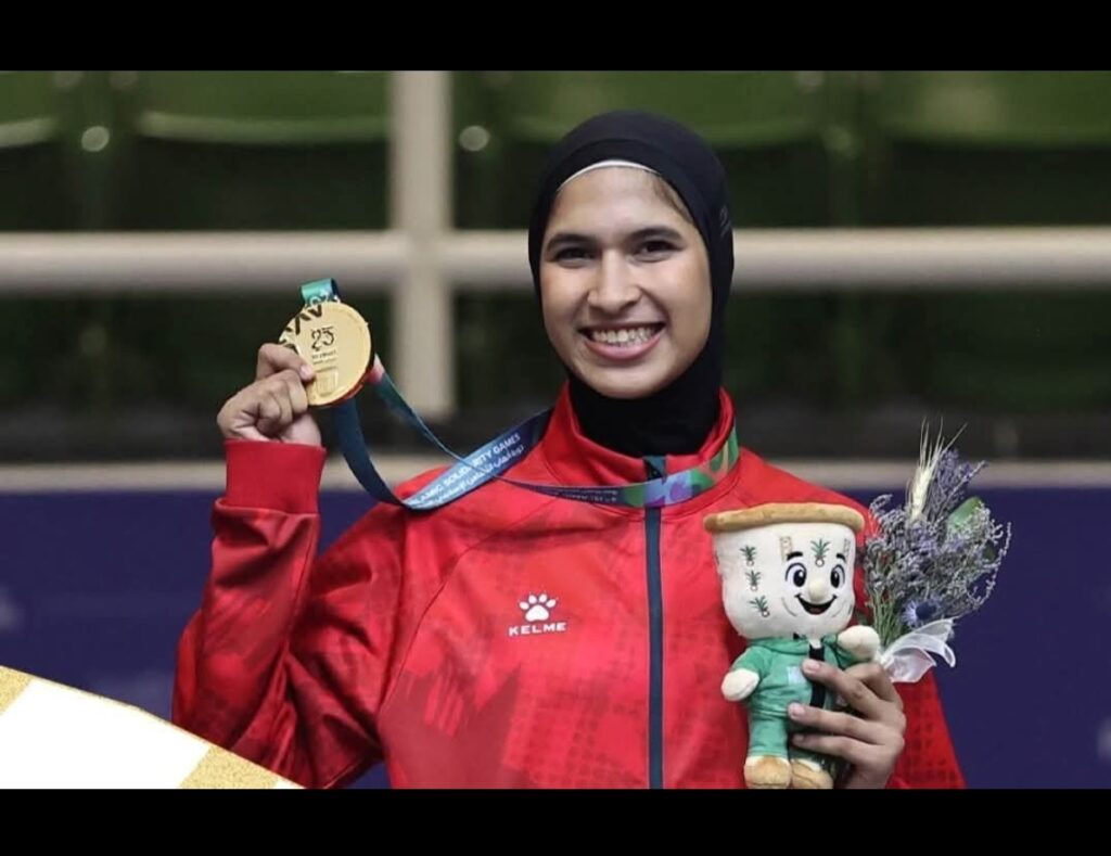 ابنة سوس أمينة الدحاوي تتوج بذهبية التايكواندو في ألعاب التضامن الإسلامي بالرياض