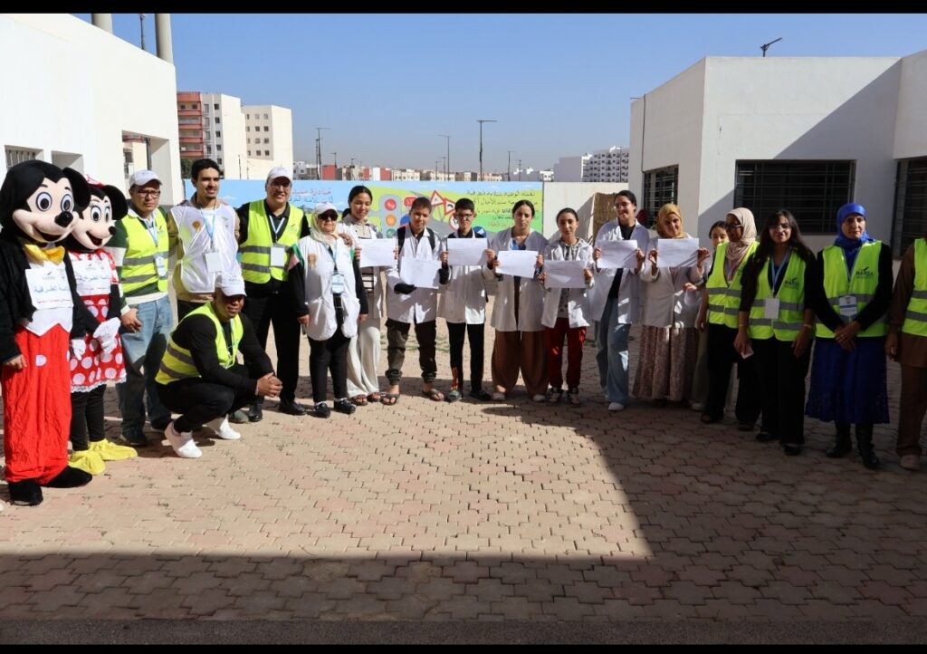 حملة نوعية و مميزة للسلامة الطرقية.. جمعية سند الأجيال تعبئ تلاميذ و أسر أكادير للحد من حوادت الدراجات.