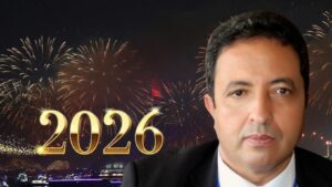 تهنئة السيد: محمد أمرزاك، المدير العام للشركة الجهوية متعددة الخدمات سوس ماسة، مرفوعة إلى السدة العالية بالله، بمناسبة حلول السنة الميلادية الجديدة 2026.