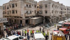 4 قتلى و8 جرحى في حادث اصطدام شاحنة ببنايتين وسط مدينة الفنيدق