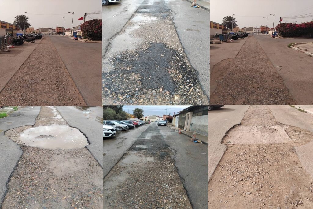 وضعية شارع بأكادير تثير استياء واسعا، وسط مطالب بتدخل الجهات الوصية