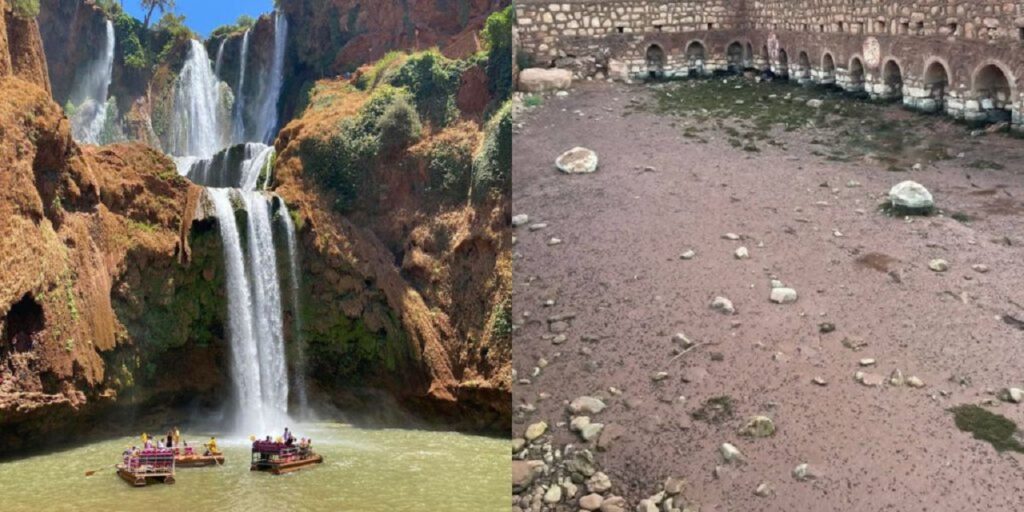 ظاهرة غريبة في شلالات أوزود: اختفاء المياه بشكل مفاجئ، ولجنة مختلطة تباشر التحقيق