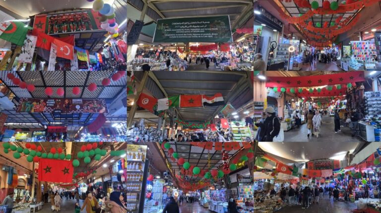 (فيديو) سوق الأحد بأكادير يرتدي حلة قارية، بمناسبة احتضان فعاليات المغرب لكأس إفريقيا للأمم.