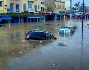 فيضانات آسفي تسجّل 7 وفيات و20 مصابًا بعد عواصف رعدية قوية