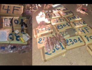 مطاردة مثيرة تنتهي بإحباط تهريب مخدرات وحجز أسلحة ولوحات مزورة