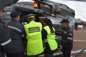 نقل امرأة في حالة حرجة بمروحية الدرك إلى مستشفى تحناوت بإقليم الحوز