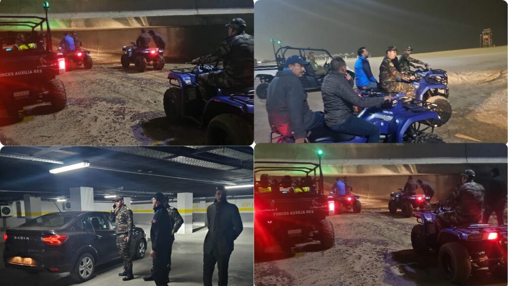 قائد الملحقة الإدارية الثالثة صونابا يقود حملة تحسيسية وجولة ميدانية بشاطئ أكادير تحسبا للتساقطات المطرية.