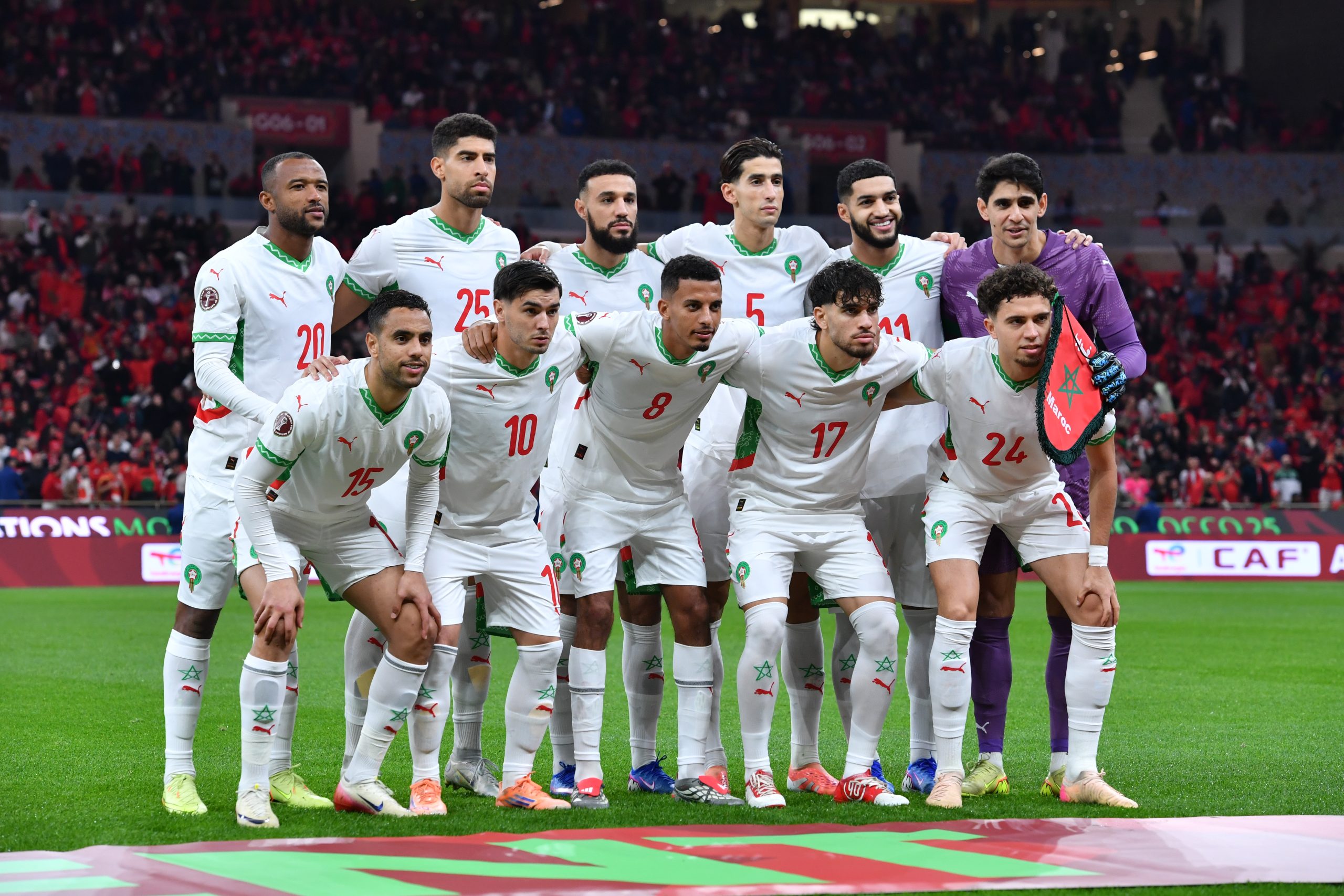التشكيلة الرسمية للمنتخب المغربي أمام تنزانيا في ثمن نهائي كأس إفريقيا 2025