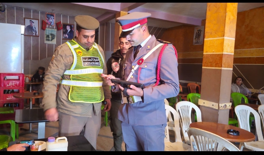 سرية الدرك الملكي باشتوكة أيت باها تواصل حملة أمنية واسعة على مدار الساعة بأيت اعميرة