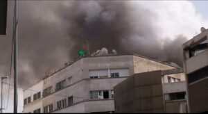 حريق ضخم يلتهم مستودع الأدوية بالصيدلية المركزية لوزارة الصحة