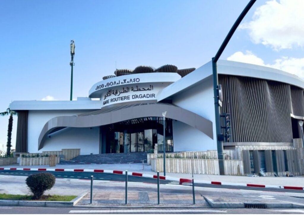 محطة المسيرة بأكادير.. واجهة عصرية ب: 40 مليون درهم ترسم ملامح النقل الجديد في عاصمة سوس