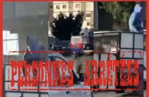 محاولة دهس عناصر الشرطة تطيح بسائق تريبورتور وشريكه