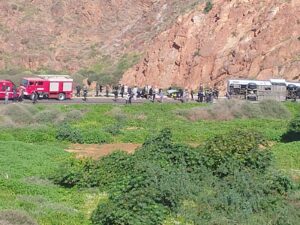 (+صور): فاجعة تهز الأمن الوطني: وفاة 4 موظفين وإصابة العشرات في حادث سير مأساوي بسيدي إفني