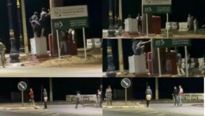 (+فيديو): فوضى بقلب بيوكرى.. مواجهات “حرب الحجارة” بين قاصرين تثير الرعب وتخلف خسائر مادية