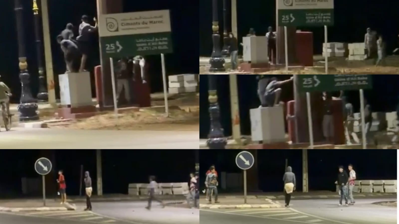 (+فيديو): فوضى بقلب بيوكرى.. مواجهات “حرب الحجارة” بين قاصرين تثير الرعب وتخلف خسائر مادية