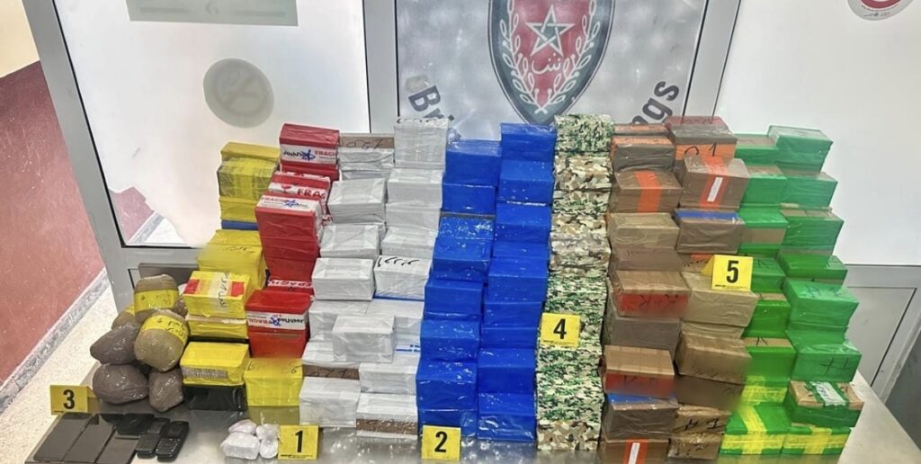 فرقة مكافحة العصابات بأكادير تحصل على صيد ثمين