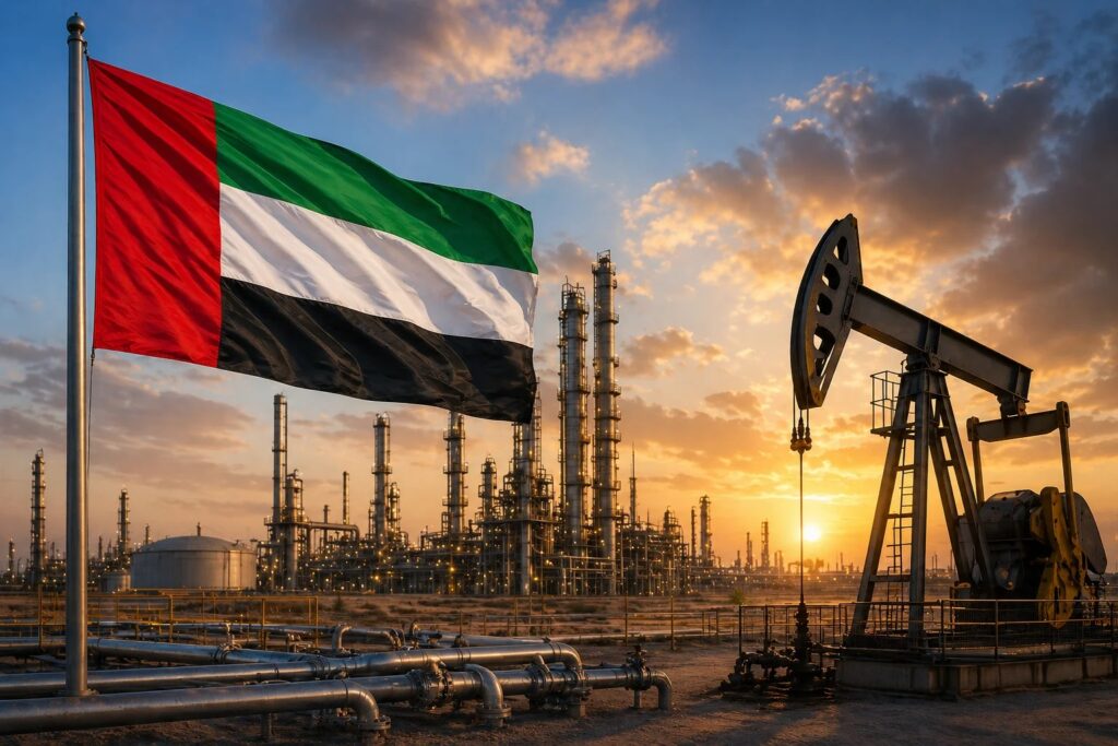الإمارات تغادر أوبك وأوبك+.. قرار نفطي يهز التحالف ويفتح باب التقلبات في الأسعار الإمارات تغادر أوبك وأوبك+.. قرار نفطي يهز التحالف ويفتح باب التقلبات في الأسعار